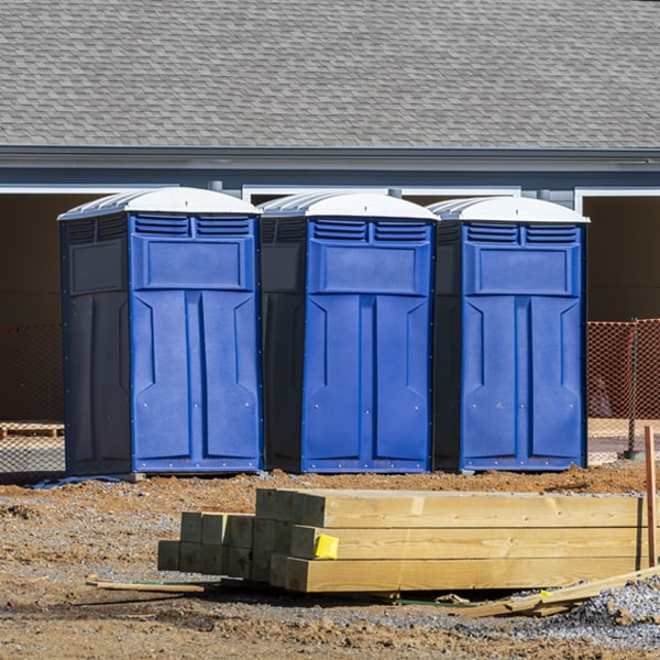 are there any restrictions on what items can be disposed of in the portable restrooms in West Waynesburg